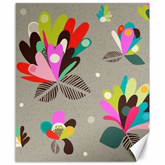 Scandinavian Flower Shower Canvas 8  X 10  by andStretch