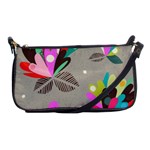 Scandinavian Flower Shower Shoulder Clutch Bag Front