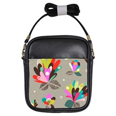 Scandinavian Flower Shower Girls Sling Bag by andStretch