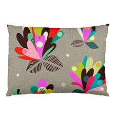 Scandinavian Flower Shower Pillow Case (two Sides) by andStretch