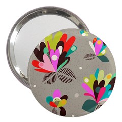 Scandinavian Flower Shower 3  Handbag Mirrors by andStretch