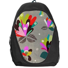 Scandinavian Flower Shower Backpack Bag by andStretch