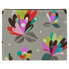 Scandinavian Flower Shower Cosmetic Bag (xxxl) by andStretch