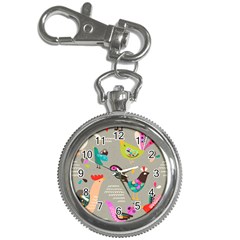 Scandinavian Birds Feather Weather Key Chain Watches by andStretch