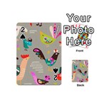 Scandinavian Birds Feather Weather Playing Cards 54 Designs (Mini) Front - Spade2