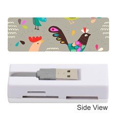 Scandinavian Birds Feather Weather Memory Card Reader (stick) by andStretch