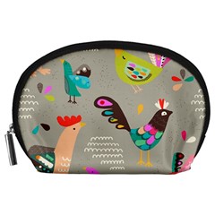 Scandinavian Birds Feather Weather Accessory Pouch (large) by andStretch