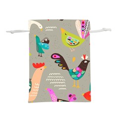 Scandinavian Birds Feather Weather Lightweight Drawstring Pouch (s)