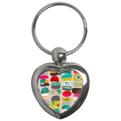 Scandinavian Balancing Act Key Chain (heart) by andStretch