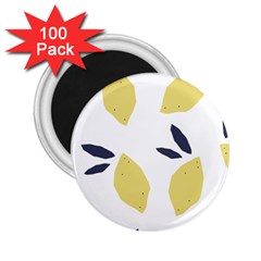 Laser Lemons 2 25  Magnets (100 Pack)  by andStretch