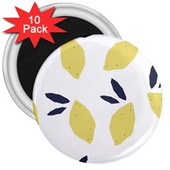 Laser Lemons 3  Magnets (10 Pack)  by andStretch