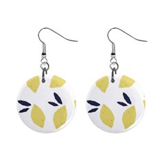 Laser Lemons Mini Button Earrings by andStretch