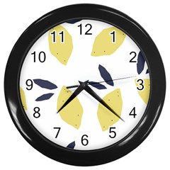 Laser Lemons Wall Clock (black) by andStretch