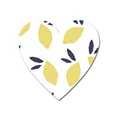 Laser Lemons Heart Magnet by andStretch