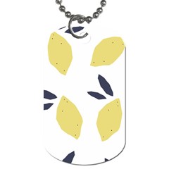 Laser Lemons Dog Tag (one Side) by andStretch