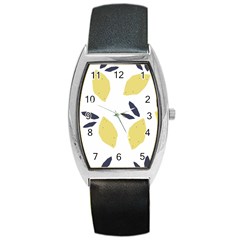 Laser Lemons Barrel Style Metal Watch by andStretch