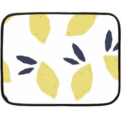 Laser Lemons Fleece Blanket (mini) by andStretch