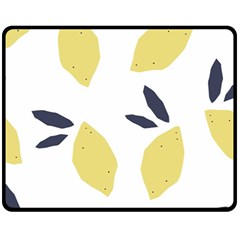 Laser Lemons Fleece Blanket (medium)  by andStretch