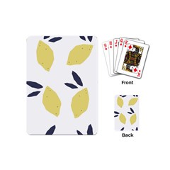 Laser Lemons Playing Cards Single Design (mini) by andStretch