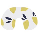 Laser Lemons Travel Neck Pillow Back