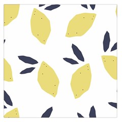 Laser Lemons Large Satin Scarf (square) by andStretch