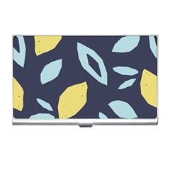 Laser Lemon Navy Business Card Holder by andStretch