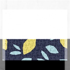 Laser Lemon Navy Rectangular Jigsaw Puzzl by andStretch