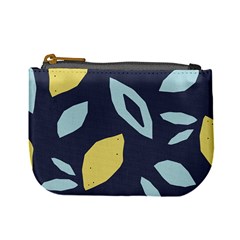 Laser Lemon Navy Mini Coin Purse by andStretch