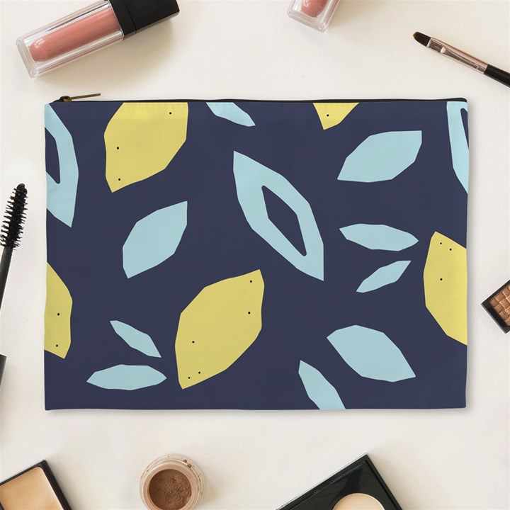 Laser Lemon Navy Cosmetic Bag (XL)