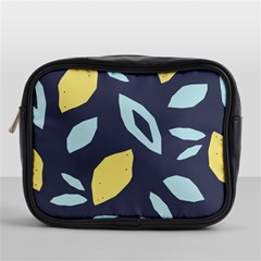 Laser Lemon Navy Mini Toiletries Bag (one Side) by andStretch