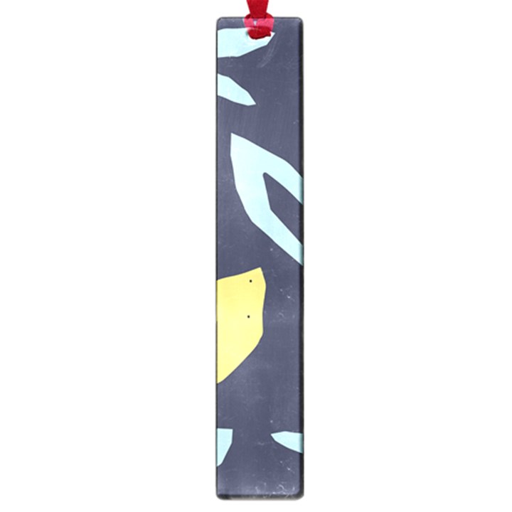 Laser Lemon Navy Large Book Marks