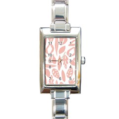 Blush Orchard Rectangle Italian Charm Watch by andStretch