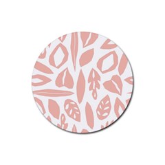 Blush Orchard Rubber Round Coaster (4 Pack)  by andStretch