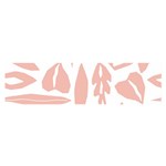 Blush Orchard Satin Scarf (Oblong) Front