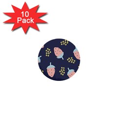 Strawberry Fields 1  Mini Buttons (10 pack) 