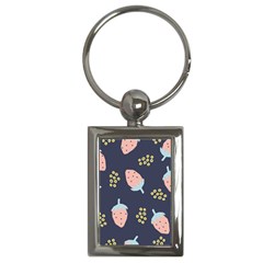 Strawberry Fields Key Chain (Rectangle)