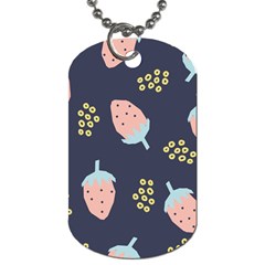 Strawberry Fields Dog Tag (one Side) by andStretch