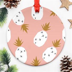 Pineapple Fields Ornament (round) by andStretch