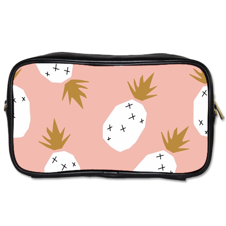 Pineapple Fields Toiletries Bag (Two Sides)