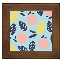 Orchard Fruits Framed Tile by andStretch