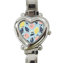 Orchard Fruits Heart Italian Charm Watch by andStretch