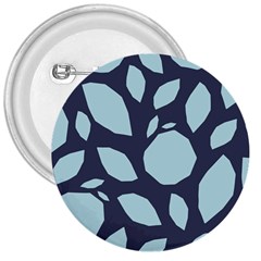 Orchard Fruits In Blue 3  Buttons by andStretch