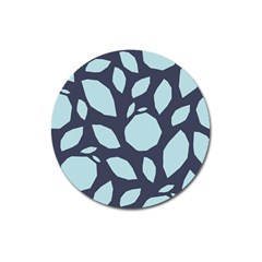 Orchard Fruits In Blue Magnet 3  (round) by andStretch