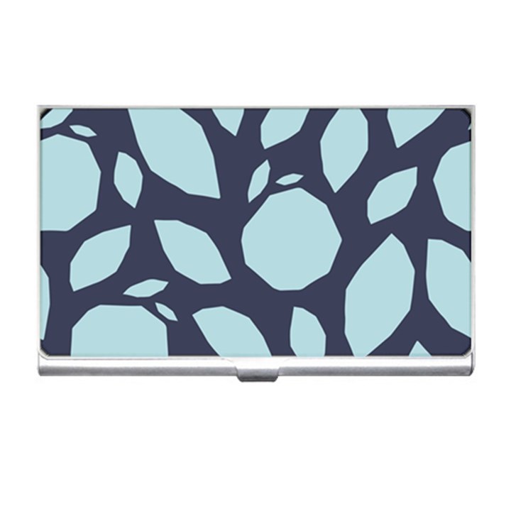 Orchard Fruits in Blue Business Card Holder