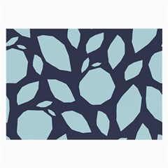 Orchard Fruits In Blue Large Glasses Cloth (2 Sides) by andStretch