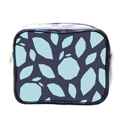 Orchard Fruits In Blue Mini Toiletries Bag (one Side) by andStretch