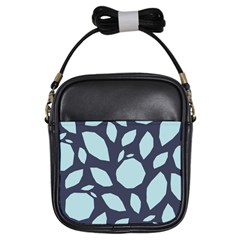 Orchard Fruits In Blue Girls Sling Bag by andStretch