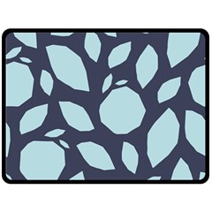 Orchard Fruits In Blue Fleece Blanket (large)  by andStretch