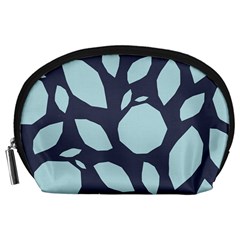 Orchard Fruits In Blue Accessory Pouch (large) by andStretch