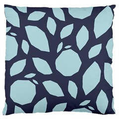 Orchard Fruits In Blue Standard Flano Cushion Case (one Side) by andStretch